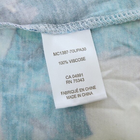 NWT Cynthia Rowley Watercolor Leaf Print Tank Top - Picture 9 of 10